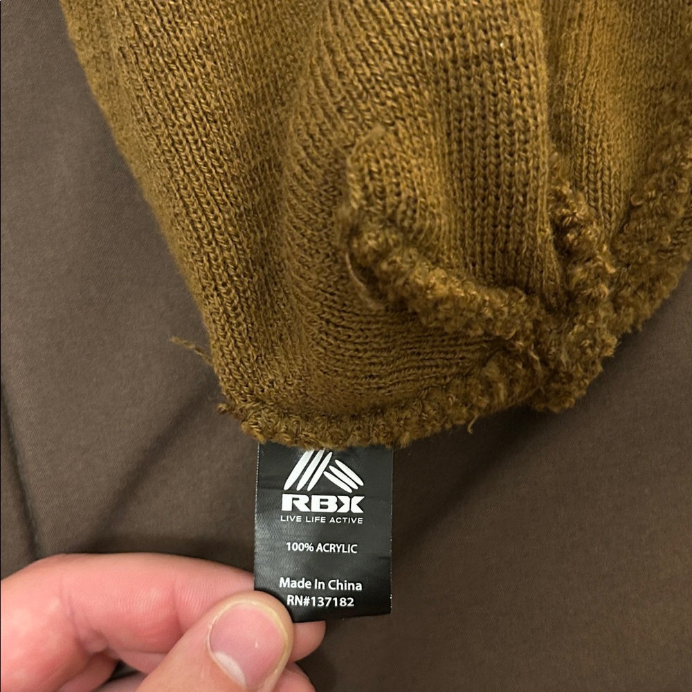 RBX Hazelnut Knit Acrylic Beanie - Picture 2 of 2